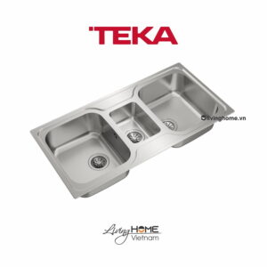 Chậu rửa Teka CLASSIC 2 1/2B lắp nổi 2½ hộc rửa 100cm