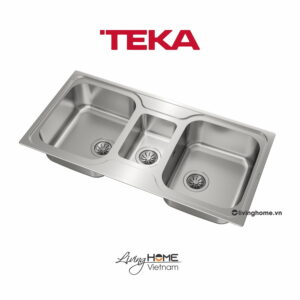 Chậu rửa Teka CLASSIC 2 1/2B lắp nổi 2½ hộc rửa 100cm