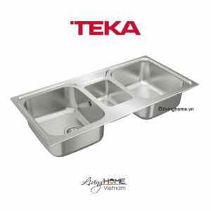 Chậu rửa Teka CLASSIC 2 1/2B lắp nổi 2½ hộc rửa 100cm