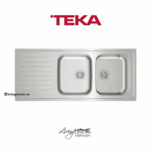 Alternative view of Chậu rửa Teka CLASSIC 2B 1D lắp nổi 2 hộc rửa 1 bàn chậu