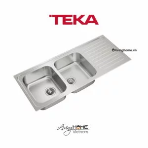 Chậu rửa Teka CLASSIC 2B 1D lắp nổi 2 hộc rửa 1 bàn chậu 12 Chậu rửa Teka CLASSIC 2B 1D lắp nổi 2 hộc rửa 1 bàn chậu