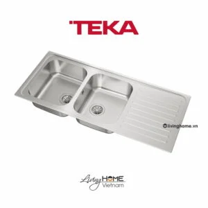 Chậu rửa Teka CLASSIC 2B 1D lắp nổi 2 hộc rửa 1 bàn chậu 11 Chậu rửa Teka CLASSIC 2B 1D lắp nổi 2 hộc rửa 1 bàn chậu