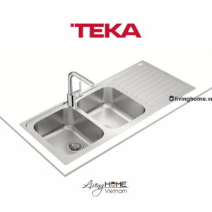 Chậu rửa Teka CLASSIC 2B 1D lắp nổi 2 hộc rửa 1 bàn chậu 10 Chậu rửa Teka CLASSIC 2B 1D lắp nổi 2 hộc rửa 1 bàn chậu