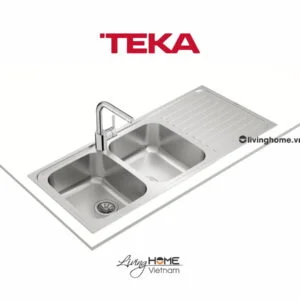 Chậu rửa Teka CLASSIC 2B 1D lắp nổi 2 hộc rửa 1 bàn chậu 10 Chậu rửa Teka CLASSIC 2B 1D lắp nổi 2 hộc rửa 1 bàn chậu