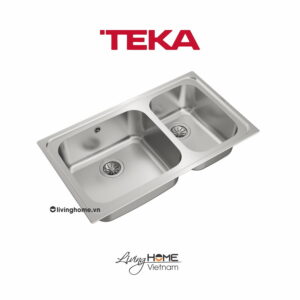 Chậu rửa Teka CLASSIC 2B 86 lắp nổi 2 hộc rửa 86cm 12 Chậu rửa Teka CLASSIC 2B 86 lắp nổi 2 hộc rửa 86cm