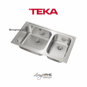 Chậu rửa Teka CLASSIC 2B 86 lắp nổi 2 hộc rửa 86cm 11 Chậu rửa Teka CLASSIC 2B 86 lắp nổi 2 hộc rửa 86cm