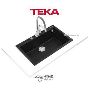 Alternative view of Chậu rửa Teka FORSQUARE 72-40 TG Bl lắp nổi đá thạch anh màu đen 79cm