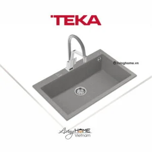 Alternative view of Chậu rửa Teka FORSQUARE 72-40 TG Gr lắp nổi đá thạch anh màu xám 79cm