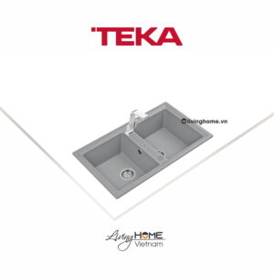 Alternative view of Chậu rửa Teka STONE 90 B-TG 2B Gr lắp nổi đá thạch anh màu grey