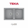 Chậu rửa Teka STONE 90 B-TG 2B Gr lắp nổi đá thạch anh màu grey