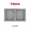 Chậu rửa Teka STONE 90 B-TG 2B Gr lắp nổi đá thạch anh màu grey