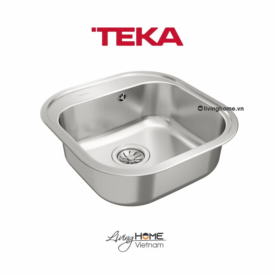 Chậu rửa Teka STYLO 1B lắp nổi 1 hộc rửa 46cm - Ảnh 3