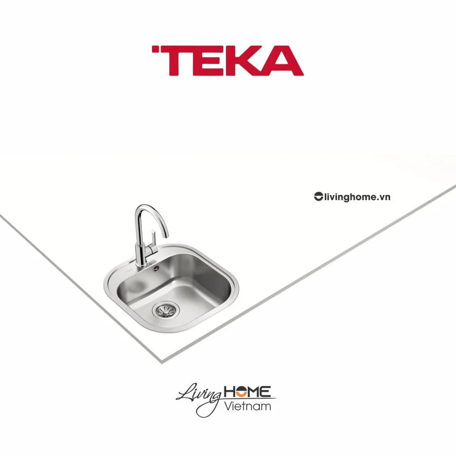 Chậu rửa Teka STYLO 1B lắp nổi 1 hộc rửa 46cm - Ảnh 4