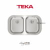Chậu rửa Teka STYLO 2B lắp nổi 2 hộc rửa 82cm