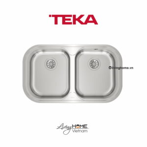 Chậu rửa Teka STYLO 2B lắp nổi 2 hộc rửa 82cm