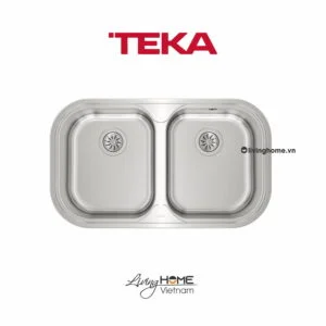 Chậu rửa Teka STYLO 2B lắp nổi 2 hộc rửa 82cm