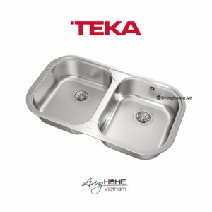 Chậu rửa Teka STYLO 2B lắp nổi 2 hộc rửa 82cm 10 Chậu rửa Teka STYLO 2B lắp nổi 2 hộc rửa 82cm