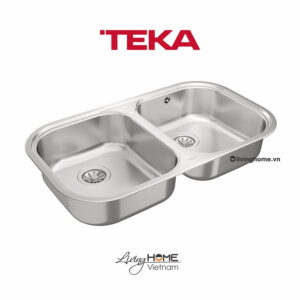 Chậu rửa Teka STYLO 2B lắp nổi 2 hộc rửa 82cm 12 Chậu rửa Teka STYLO 2B lắp nổi 2 hộc rửa 82cm