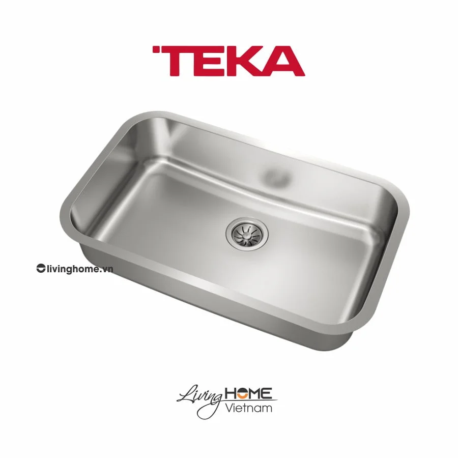 Chậu rửa Teka TU 31-19-10 lắp âm 1 hộc rửa 78cm 5 Chậu rửa Teka TU 31-19-10 lắp âm 1 hộc rửa 78cm - Ảnh 3
