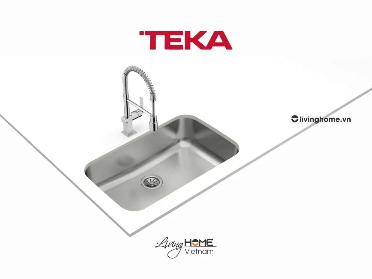 Chậu rửa Teka TU 31-19-10 lắp âm 1 hộc rửa 78cm 4 Chậu rửa Teka TU 31-19-10 lắp âm 1 hộc rửa 78cm - Ảnh 2