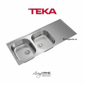 Chậu rửa Teka UNIVERSE 80 T-XP 2B 1D lắp nổi 2 hộc rửa 1 bàn chậu 14 Chậu rửa Teka UNIVERSE 80 T-XP 2B 1D lắp nổi 2 hộc rửa 1 bàn chậu