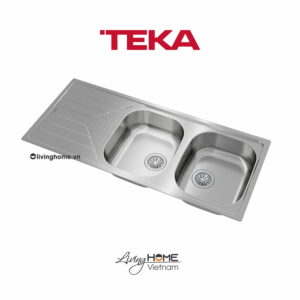 Chậu rửa Teka UNIVERSE 80 T-XP 2B 1D lắp nổi 2 hộc rửa 1 bàn chậu 13 Chậu rửa Teka UNIVERSE 80 T-XP 2B 1D lắp nổi 2 hộc rửa 1 bàn chậu