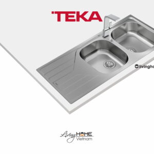 Alternative view of Chậu rửa Teka UNIVERSE 80 T-XP 2B 1D lắp nổi 2 hộc rửa 1 bàn chậu