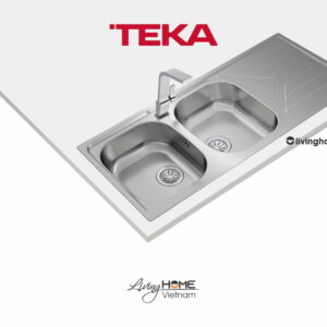 Chậu rửa Teka UNIVERSE 80 T-XP 2B 1D lắp nổi 2 hộc rửa 1 bàn chậu 12 Chậu rửa Teka UNIVERSE 80 T-XP 2B 1D lắp nổi 2 hộc rửa 1 bàn chậu