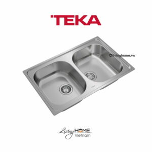 Chậu rửa Teka UNIVERSE 80 T-XP 2B lắp nổi 2 hộc rửa 79cm 11 Chậu rửa Teka UNIVERSE 80 T-XP 2B lắp nổi 2 hộc rửa 79cm