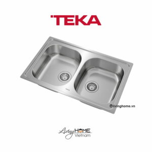 Chậu rửa Teka UNIVERSE 80 T-XP 2B lắp nổi 2 hộc rửa 79cm 9 Chậu rửa Teka UNIVERSE 80 T-XP 2B lắp nổi 2 hộc rửa 79cm