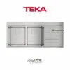 Chậu rửa Teka ZENIT RS15 2B 1D lắp nổi 2 hộc rửa 1 bàn chậu 1 Chậu rửa Teka ZENIT RS15 2B 1D lắp nổi 2 hộc rửa 1 bàn chậu