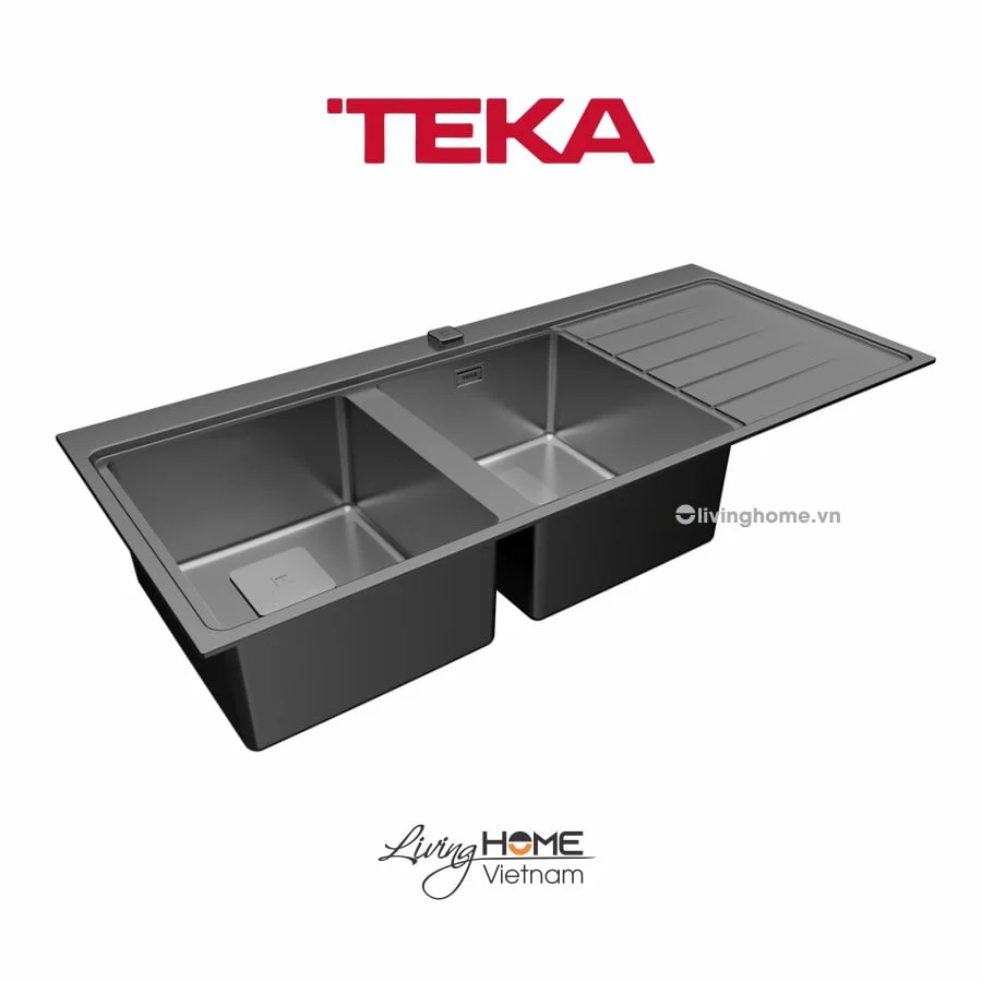 Chậu rửa Teka ZENIT RS15 2B 1D lắp nổi 2 hộc rửa 1 bàn chậu 7 Chậu rửa Teka ZENIT RS15 2B 1D lắp nổi 2 hộc rửa 1 bàn chậu - Ảnh 5