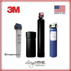 Combo làm mềm nước tổng đầu nguồn 3M nhập khẩu Mỹ
