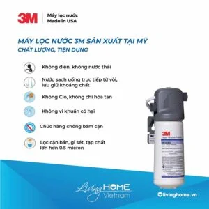 Combo lọc nước 3M mini nhập khẩu Mỹ