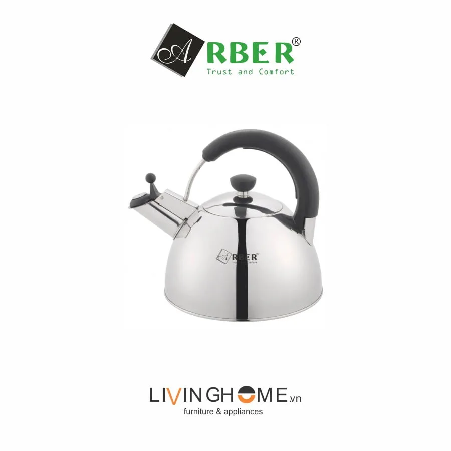 Ấm đun nước Arber AB2.5L Inox 304 3 Ấm đun nước Arber AB2.5L Inox 304