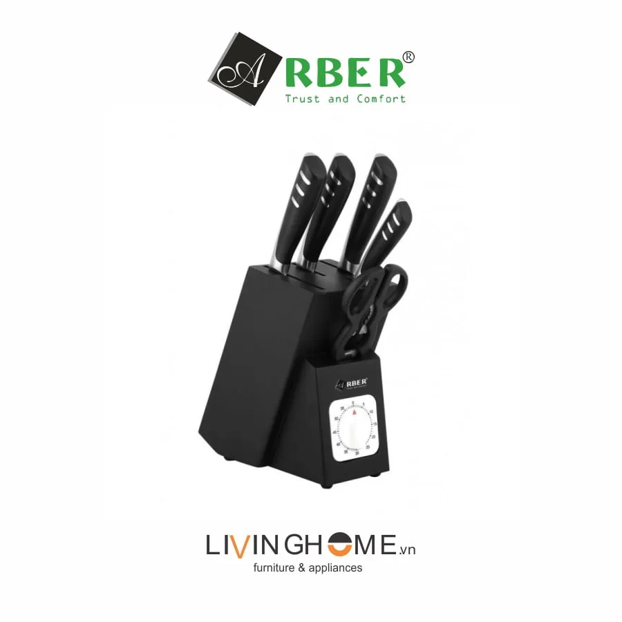 Bộ dao Arber ABSCR14-5 thép không gỉ 5 món 3 Bộ dao Arber ABSCR14-5 thép không gỉ 5 món
