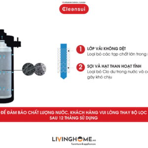 Hệ thống lọc Cleansui MP02-3 dùng cho thương mại nhập khẩu Nhật 18 Hệ thống lọc Cleansui MP02-3 dùng cho thương mại nhập khẩu Nhật