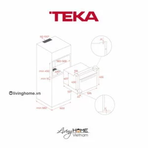 Lò hấp Teka HLC 847 SC âm kết hợp nướng 15 chức năng 10 Lò hấp Teka HLC 847 SC âm kết hợp nướng 15 chức năng