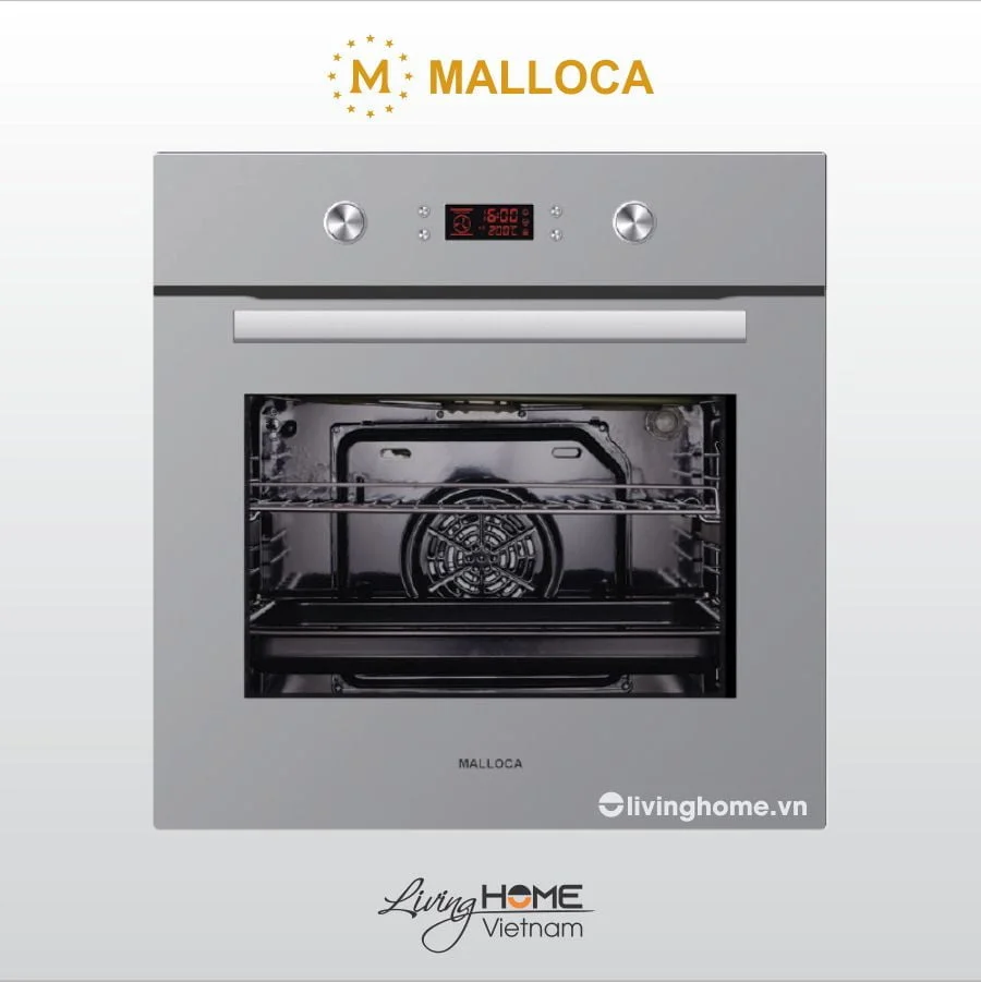 Lò nướng Malloca MOV-659 PGR âm tủ màu xám 9 chức năng 3 Lò nướng Malloca MOV-659 PGR âm tủ màu xám 9 chức năng