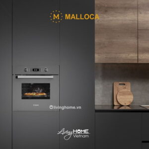 Lò nướng Malloca MOV-659 PGR âm tủ màu xám 9 chức năng