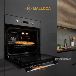 Lò nướng Malloca MOV-659 PGR âm tủ màu xám 9 chức năng