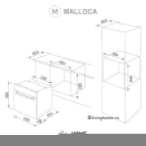 Lò nướng Malloca MOV-659I âm tủ màu đen phối inox 9 chức năng 11 Lò nướng Malloca MOV-659I âm tủ màu đen phối inox 9 chức năng