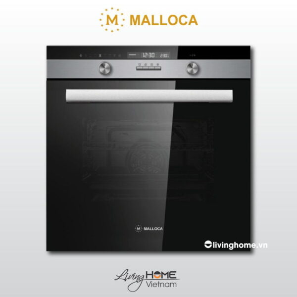 Lò nướng Malloca MOV-659S âm tủ màu đen phối inox dung tích 70L