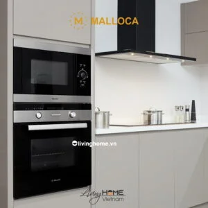 Alternative view of Lò nướng Malloca MOV-659S âm tủ màu đen phối inox dung tích 70L