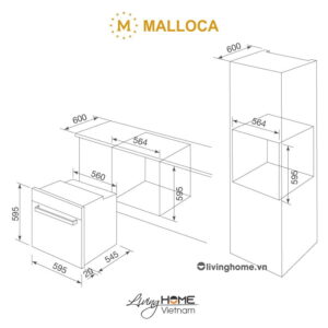 Lò nướng Malloca MOV-72 CB kết hợp vi sóng âm tủ dung tích 72L 13 Lò nướng Malloca MOV-72 CB kết hợp vi sóng âm tủ dung tích 72L