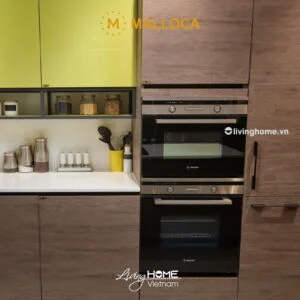 Alternative view of Lò nướng Malloca MOV-72 PYRO âm tủ dung tích 70L màu đen viền inox