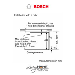 Lò nướng Bosch CMG633BS1B - Kết hợp vi sóng 45 lít 45cm 20 Lò nướng Bosch CMG633BS1B - Kết hợp vi sóng 45 lít 45cm