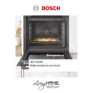 Lò nướng Bosch CMG656BS6B - Kết hợp vi sóng 45 lít 45cm kết nối Home Connect