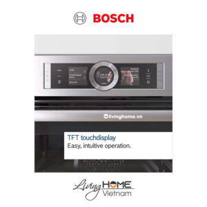 Lò nướng Bosch CMG656BS6B - Kết hợp vi sóng 45 lít 45cm kết nối Home Connect