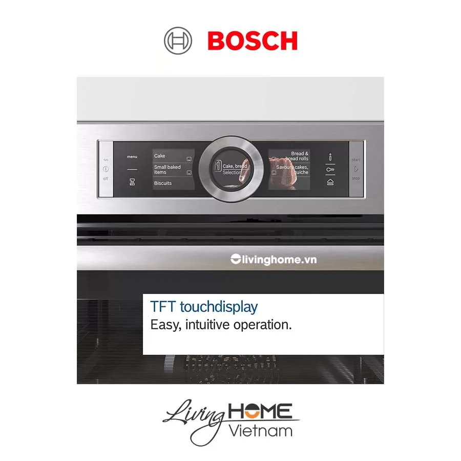Lò nướng Bosch CMG656BS6B - Kết hợp vi sóng 45 lít 45cm kết nối Home Connect - Ảnh 9